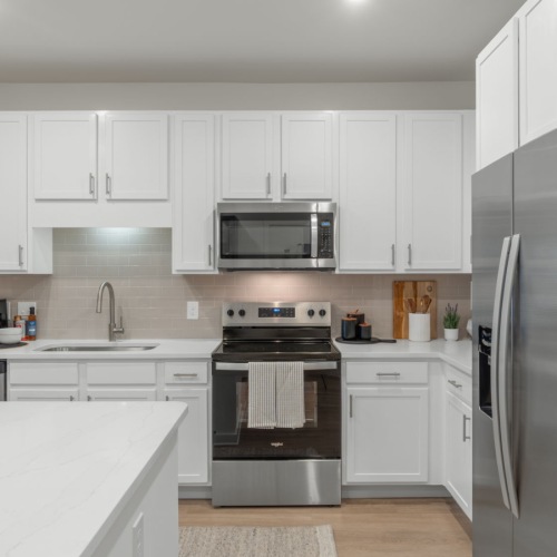 Spacious kitchens with thoughtfully designed details